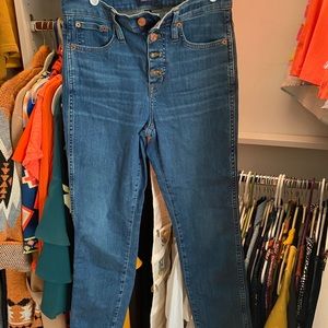 J.  Crew Button Fly jeans